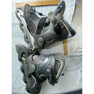 K2 Softboot Inline Skates Rollerblades Mens Size 6 Gray Blue Athletic